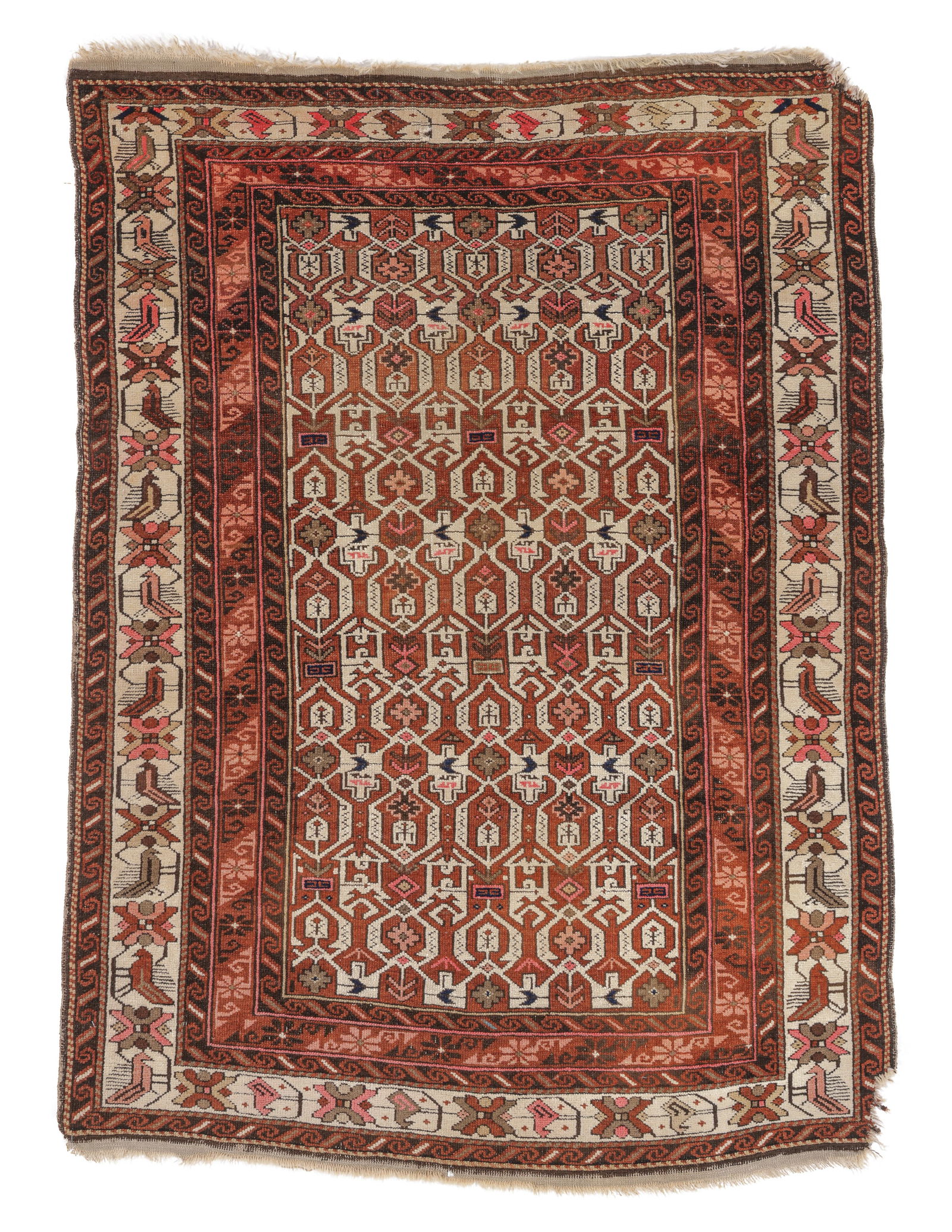 Kuba Konagend Rug, Caucasus, Ca. 1900, 3'9'' x 5'2'' (1 of 6)