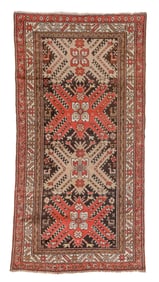 Eagle Kazak Rug, Caucasus, Ca. 1900, 4'2'' x 8'4''