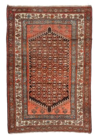 Bidjar Rug, Persia, Ca. 1910, 3'8'' x 5'5''