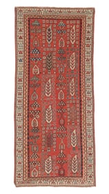 Kurd Rug, Transcaucasus, Late 19th C., 3'4'' x 7'7''
