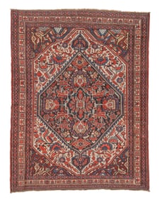 Khamseh Rug, Persia, Ca. 1890, 4'8'' x 6'0''