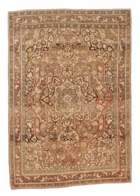 Tabriz Rug, Persia, Late 19th C., 4'1'' x 5'10''