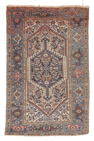 Kurd Hamadan Rug, Persia, Ca. 1920, 4'2'' x 6'6''