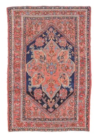 Hamadan Rug, Persia, Ca. 1920, 4'3'' x 6'5''