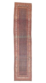 Malayer Rug, Persia, Ca. 1900, 3'8'' x 16'0''