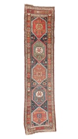 Funky Kurd Rug, Transcaucasus, Ca. 1900, 2'7'' x 10'10''