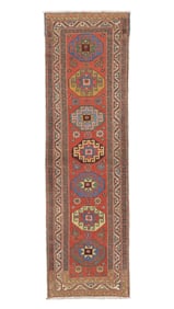 Kurd Rug, Transcaucasus, Late 19th C., 3'3'' x 11'2''