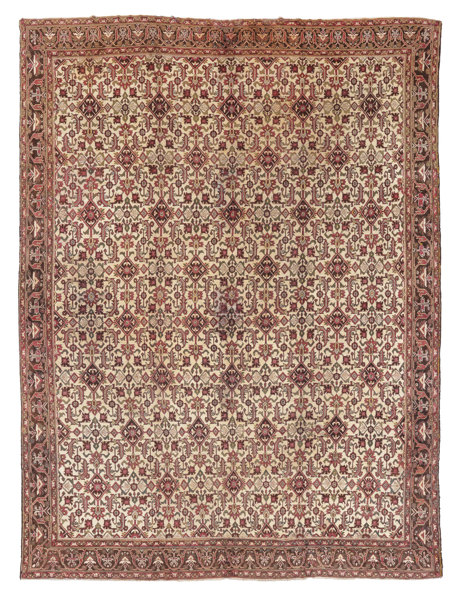 Agra Rug, India, Ca. 1900, 11'1'' x 14'10'' (1 of 5)