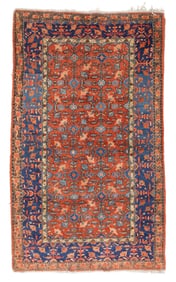 Khotan Rug, East Turkestan, Late 19th/Early 20th C., 4'0'' x 6'10''