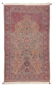 Tehran Meditation Rug, Persia, Early 20th C., 4'7'' x 7'7''