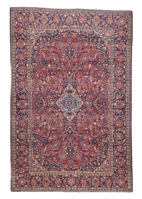 Kashan Rug, Persia, Ca. 1930, 4'4'' x 6'8''