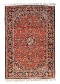 Kashan Rug, Persia, Ca. 1930's/40's, 4'4'' x 6'4''