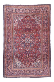 Kashan Rug, Persia, Ca. 1940, 4'5'' x 6'8''