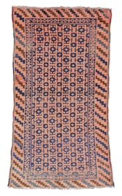 Khotan Rug, East Turkestan, Ca. 1900, 5'0'' x 8'8''