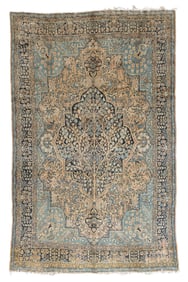 Distressed Tabriz Rug, Persia, Early 20th C., 9'0'' x 14'1''