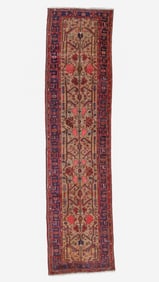 Hamadan Rug, Persia, Mid 20th C., 3'4'' x 13'5''