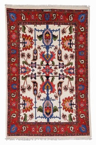 Azeri Rug, Persia, Late 20th C., 4'4'' x 6'7''