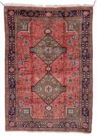 Hamadan Rug, Persia, Mid/Late 20th C., 5'0'' x 7'2''