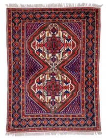Shiraz Rug, Persia, Mid/Late 20th C., 4'10'' x 6'5''