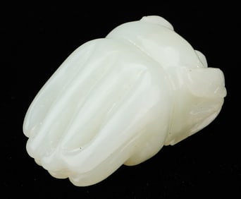 Chinese Carved Jade Buddha's Hand Citron