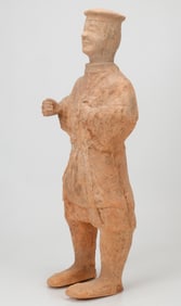 Chinese Terrcotta Tomb Figure, Han Dynasty  (202 BCE - 220 CE)
