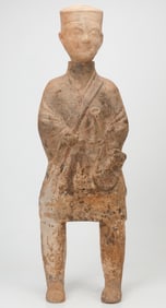 Chinese Terrcotta Tomb Figure, Han Dynasty  (202 BCE - 220 CE)