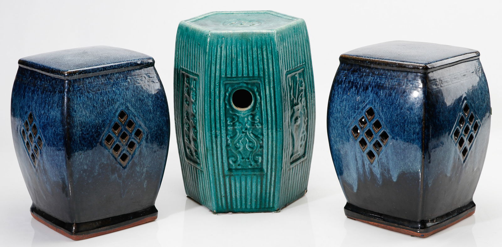 Three Ceramic Garden Seats, Republic Period (1 of 7)