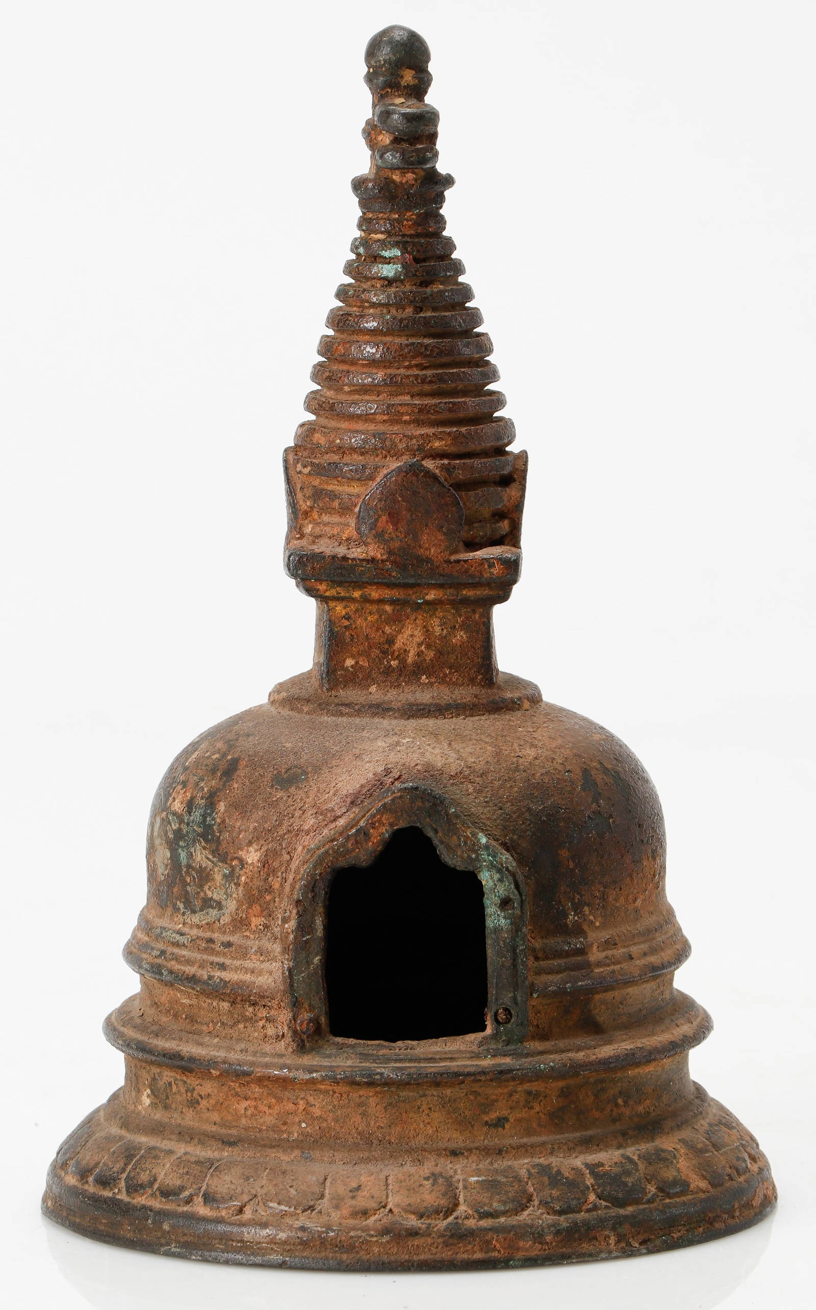 Tibetan Bronze Stupa