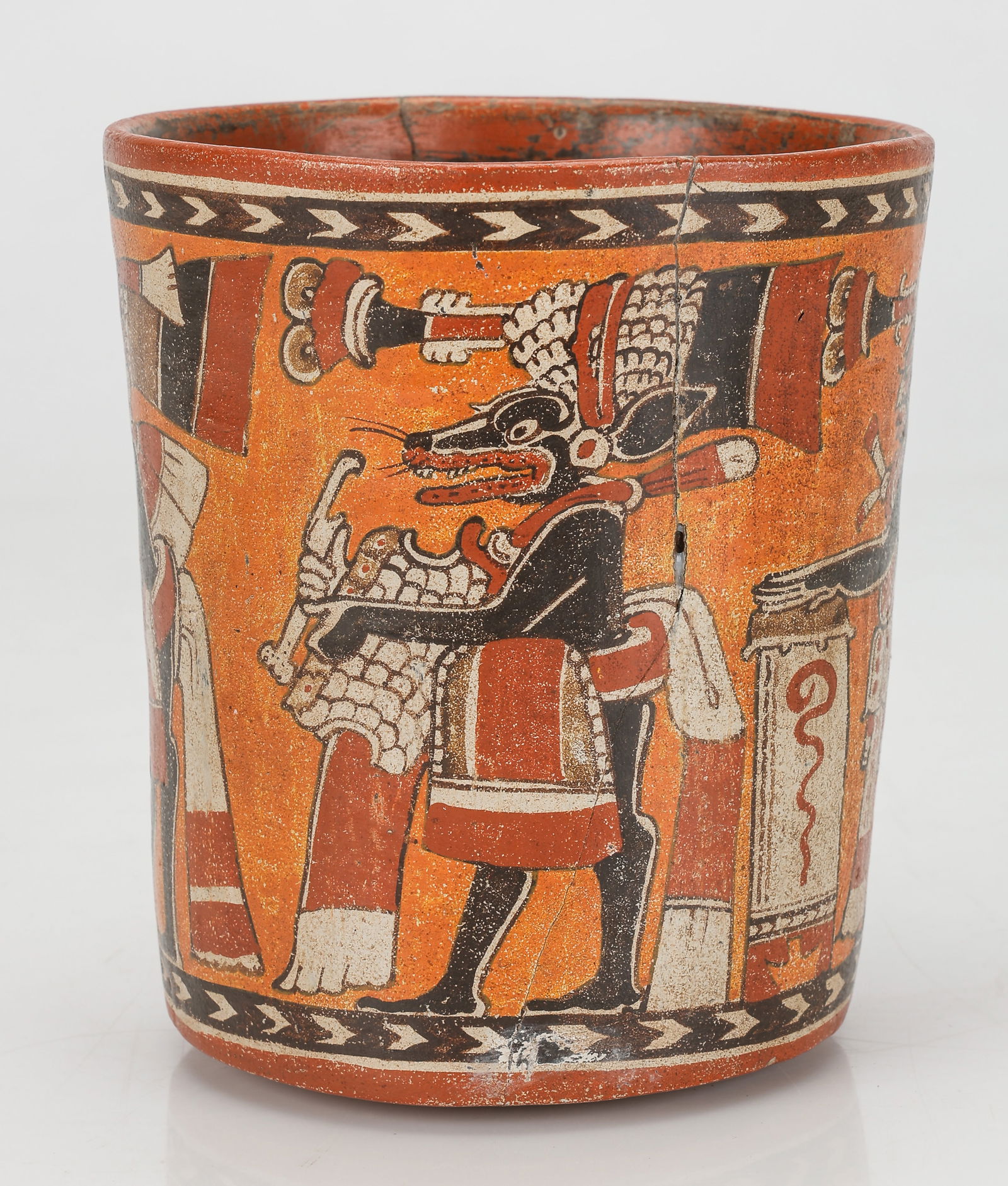 Pre-Columbian Maya Chama Style Vase (1 of 6)