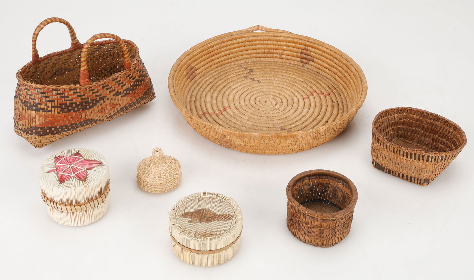 Group of 7 Native American Baskets (1 of 4)