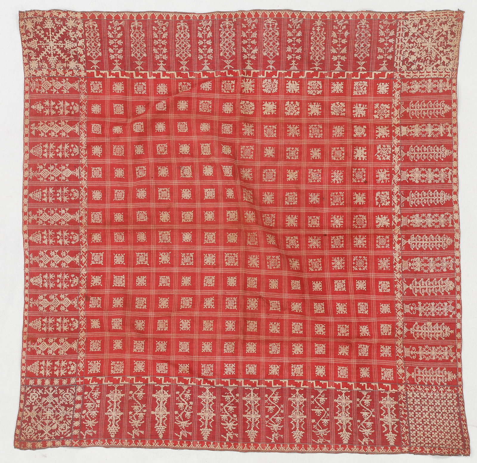 Minangkabau Embroidered Dalamak Ceremonial Textile, Agam, Sumatra (1 of 3)