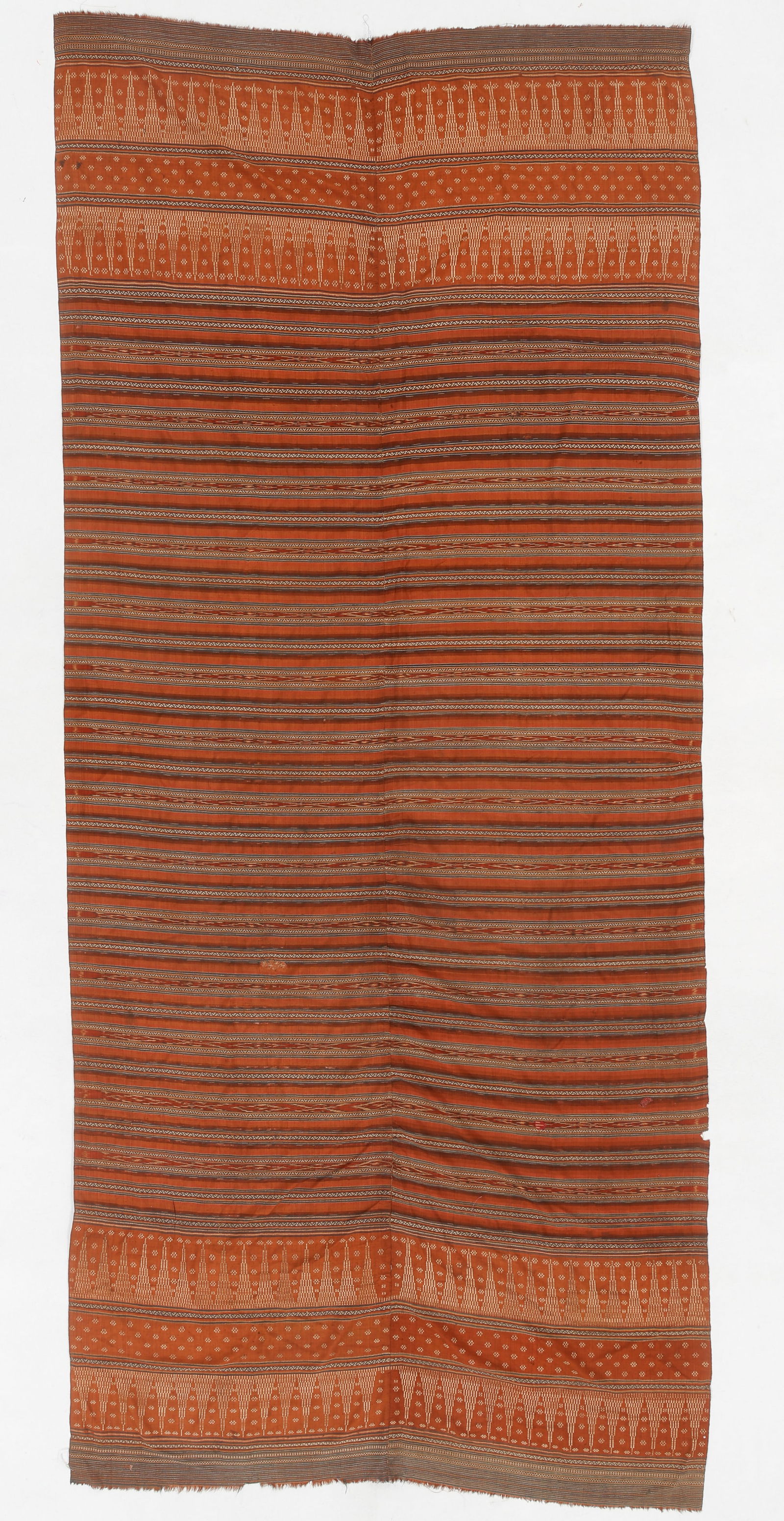 Bengkulu Silk Ikat Selendang, Pasemah, SW Sumatra, Indonesia (1 of 3)