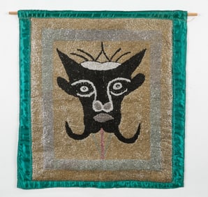Bossou Tricorne (Haitian/Haiti) 1979, Vodou Drapeau