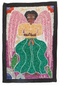 Georges Valris (Haitian/Haiti) Angel, Vodou Drapeau