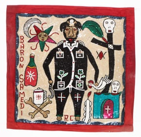 Drapo/Drapeau (Haitian/Haiti) Baron Samedi