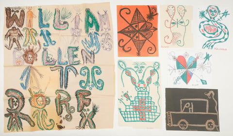 Guyodo (Haitian/Haiti) 7 Drawings, Atis Rezistans