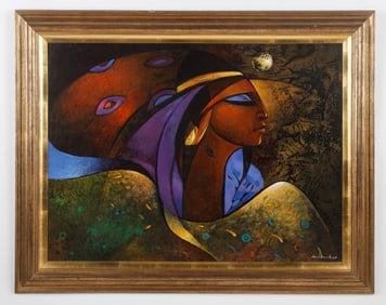 Philippe Dodard (Haitian/Haiti) Taino Queen, Dated 1987