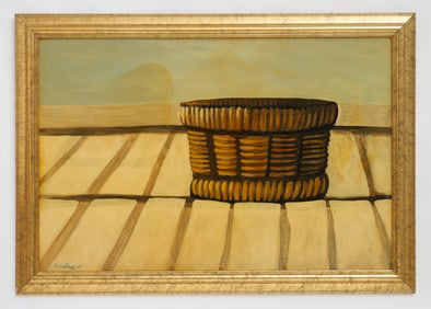 Roland Dorcely (Haitian, Haiti) Basket, dated 1989
