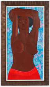 Jacques Gabriel (Haitian/Haiti) Nude Portrait, 1970's