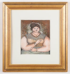 Saint-Louis Blaise (Haitian/Haiti) Portrait of a Woman, 1987