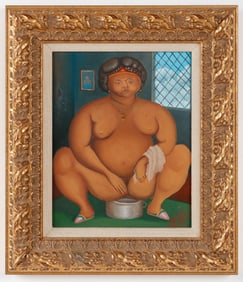 Saint-Louis Blaise (Haitian/Haiti) Toilette Bourgeois, Dated 1984