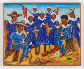 Castor Jourdain (Haitian, Haiti) Secret Society Gathering, 1955