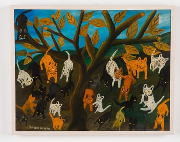 Jasmin Joseph (Haitian/Haiti) Manifestation des Chats a Noel
