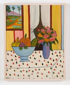 Lusimond Merelus (Haitian/Haiti) Still Life, 1940's