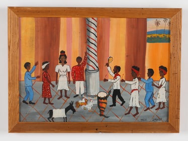 Lusimond Merelus (Haitian/Haiti) Ceremony in Peristyle
