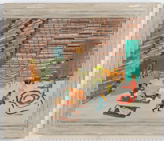 Denis Vergin (Haitian/Haiti) Ceremony Interior, Circa 1946