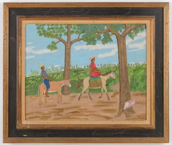 Philome Obin (Haitian/Haiti) Sur la Route de Plaisance
