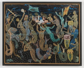 Frantz Zephirin (Haitian/Haiti) Ceremonie Pour Agoue, 2001