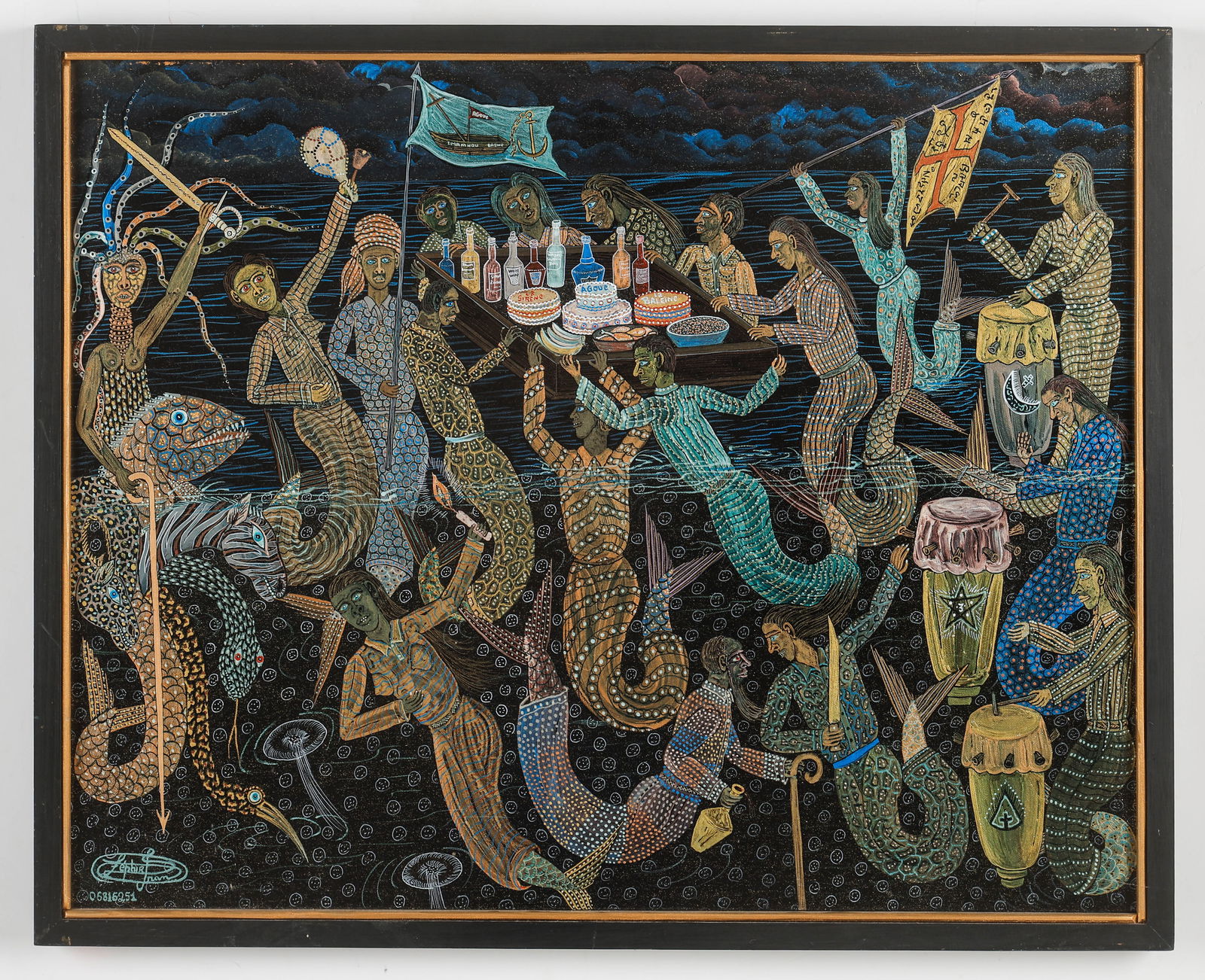 Frantz Zephirin (Haitian/Haiti) Ceremonie Pour Agoue, 2001 (1 of 3)