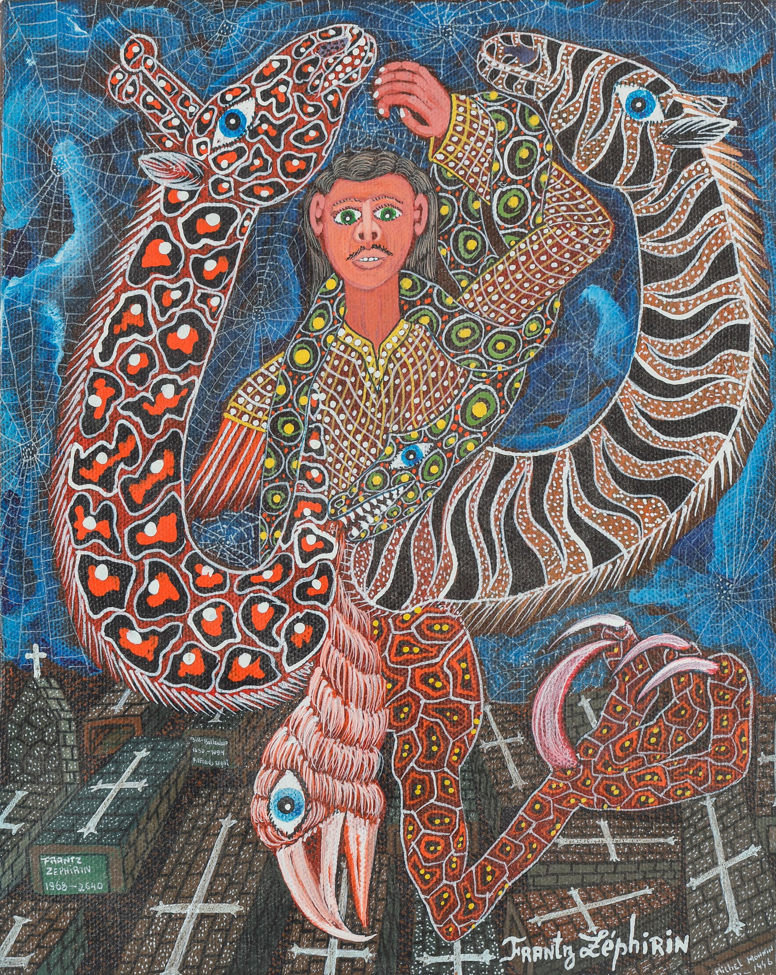 Frantz Zephirin (Haitian/Haiti) Cemetery Dedications, Circa 1996 (1 of 4)